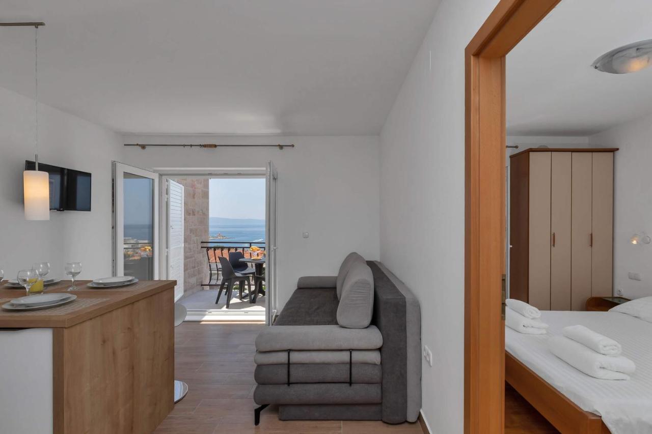 Ivan Sea View Apartment Макарска Экстерьер фото